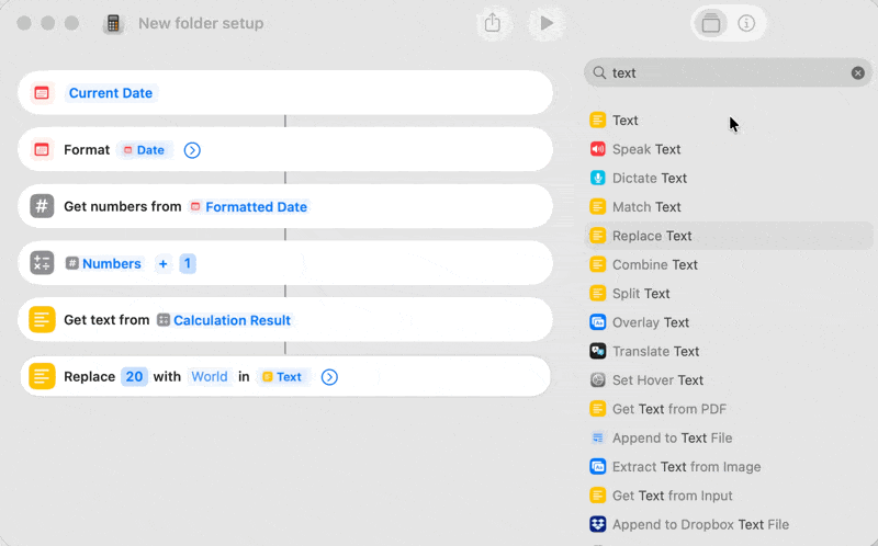 Step 2: Combining variables to create the parent folder name